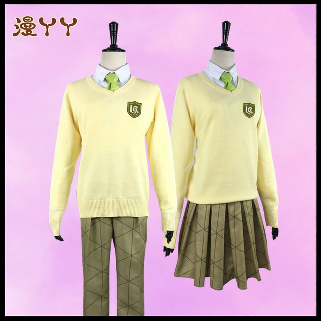 鬼灭之刃cos服鬼灭学院cJK制服蝴蝶忍c我妻善逸cosplay服装女男