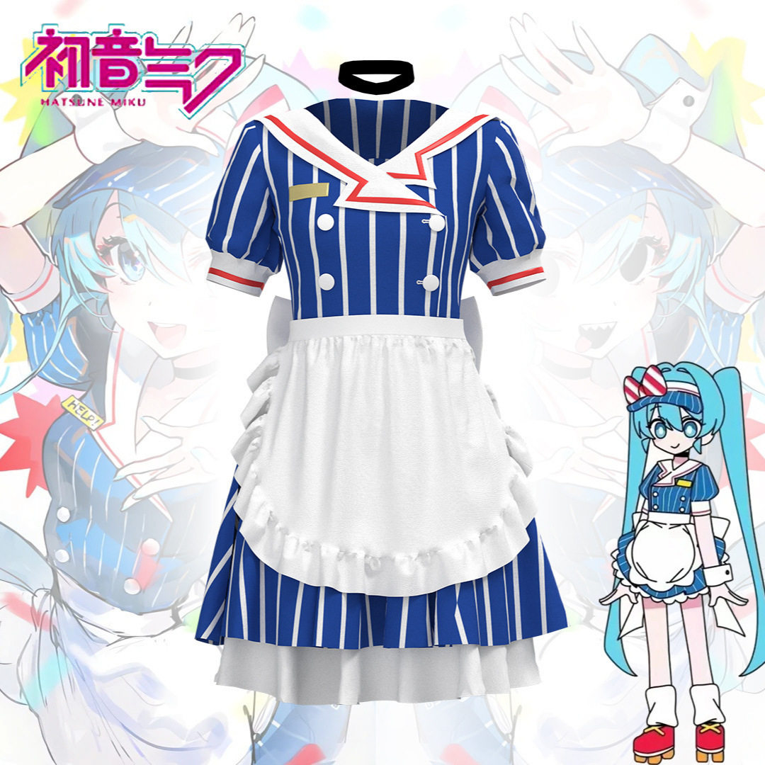 初音催眠师cos服重音cosplay动漫二次元女仆装miku公式表演服