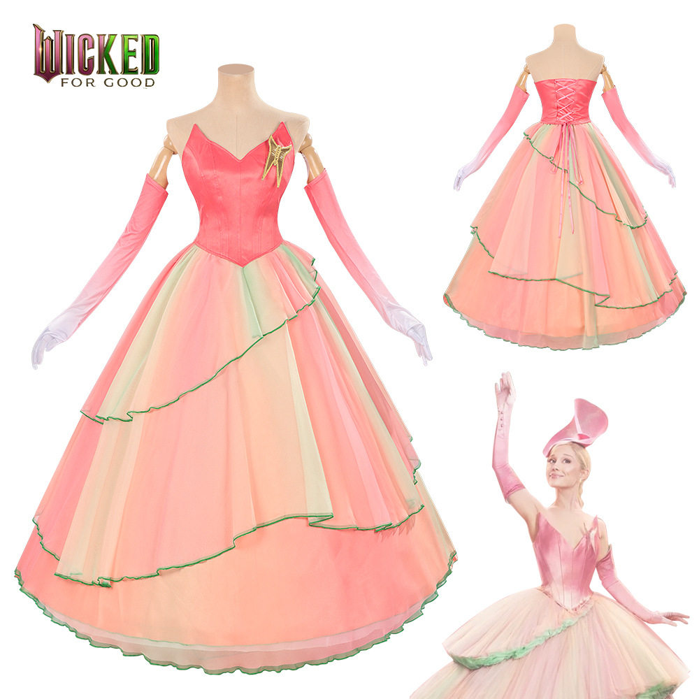2025电影魔法坏女巫2艾芙芭cos服万圣节格林达cosplay服装连衣裙