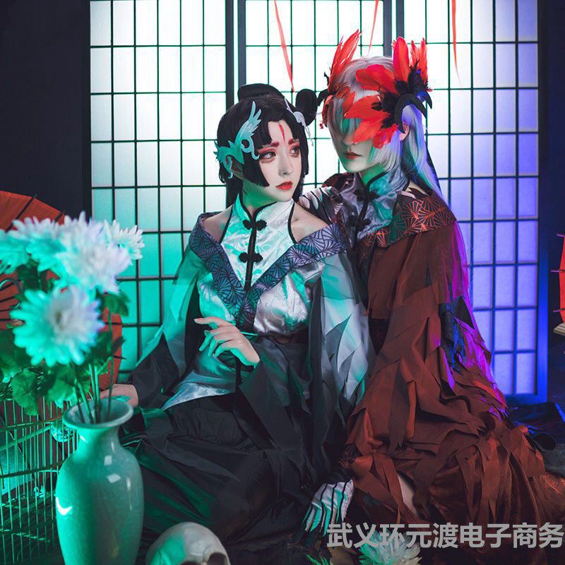 第五5人格红蝶仙鹤cos服动漫展镜悦鹤影cosplay衣服女裙子全套装