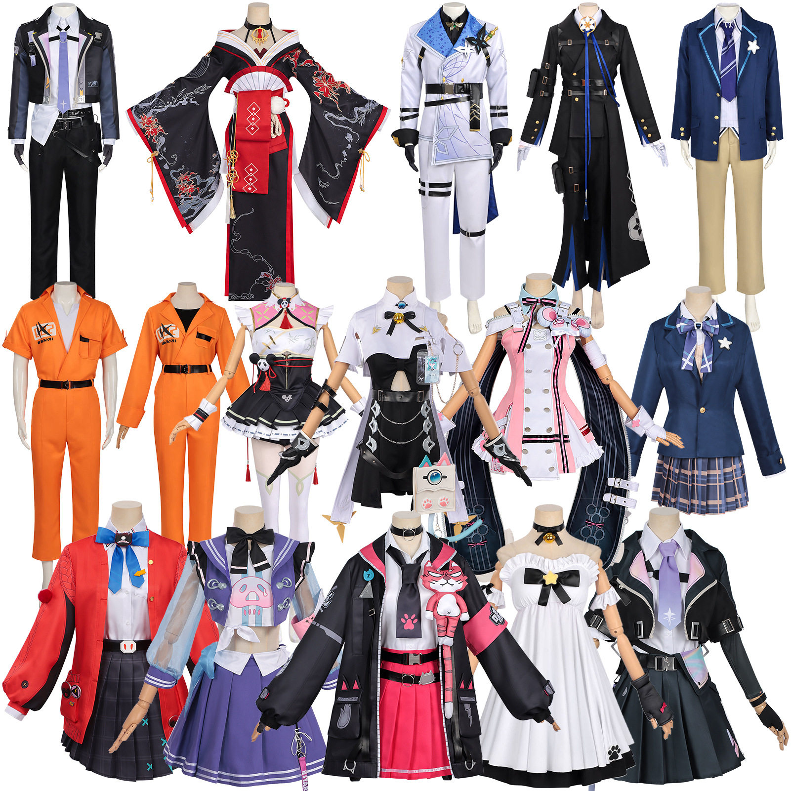 薄荷cos服游戏异环娜娜莉异能者零浔cosplay二次元角色扮演服女装图片