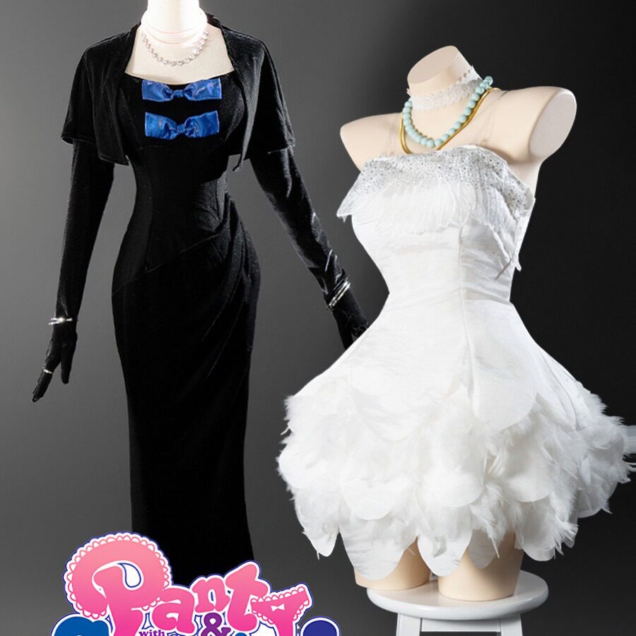 吊带袜天使cos潘迪/史朵巾礼服P姐S妹赌服场cosplay全套动漫图片