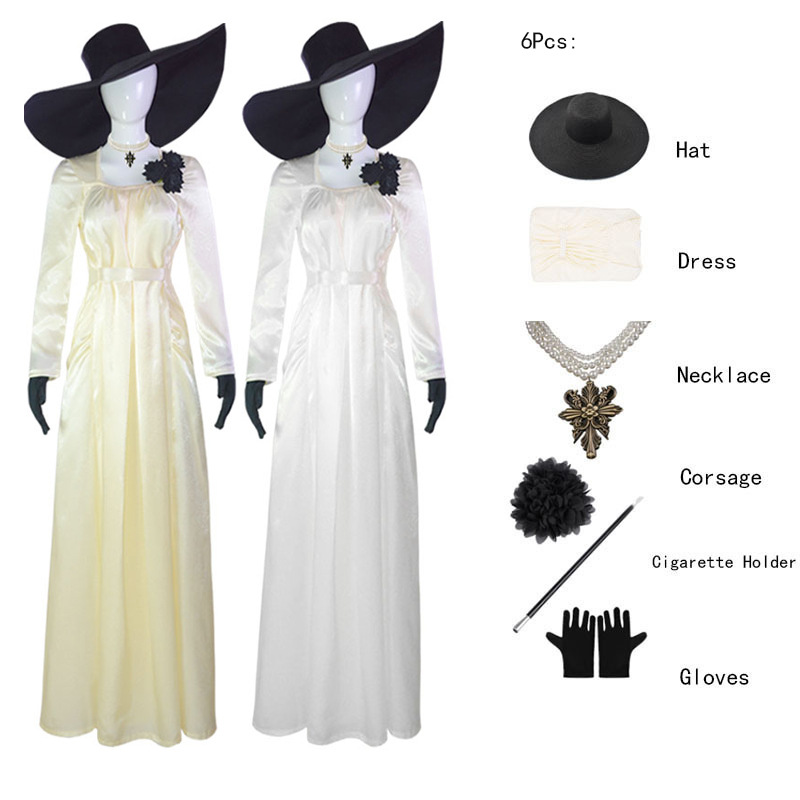 生化危机8村庄cosplaydimitrescu吸血鬼夫人蒂米特雷斯库cos服装