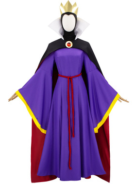 白雪公主后妈王后的魔镜cos毒王后全套cosplay服装万圣节表演服