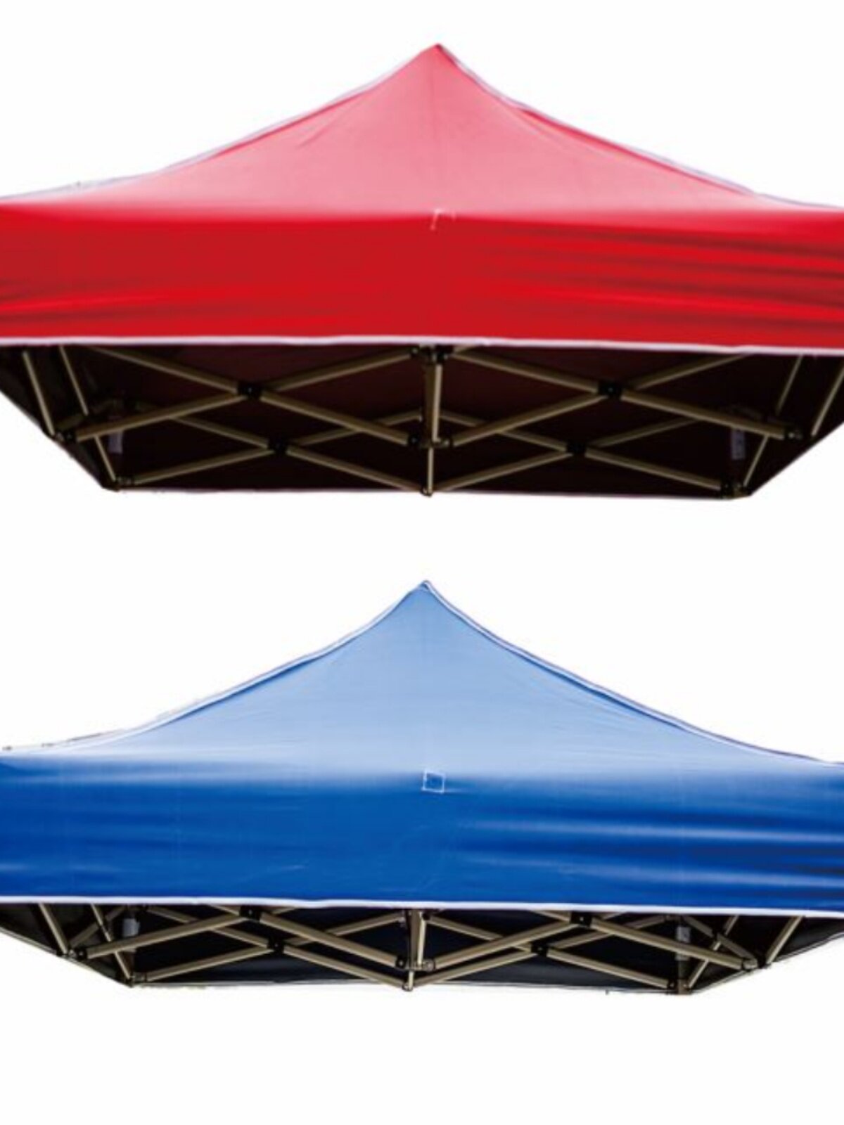 户外阳台折叠伞四角四脚3x3帐篷布遮阳棚伞布防水加厚防雨顶布