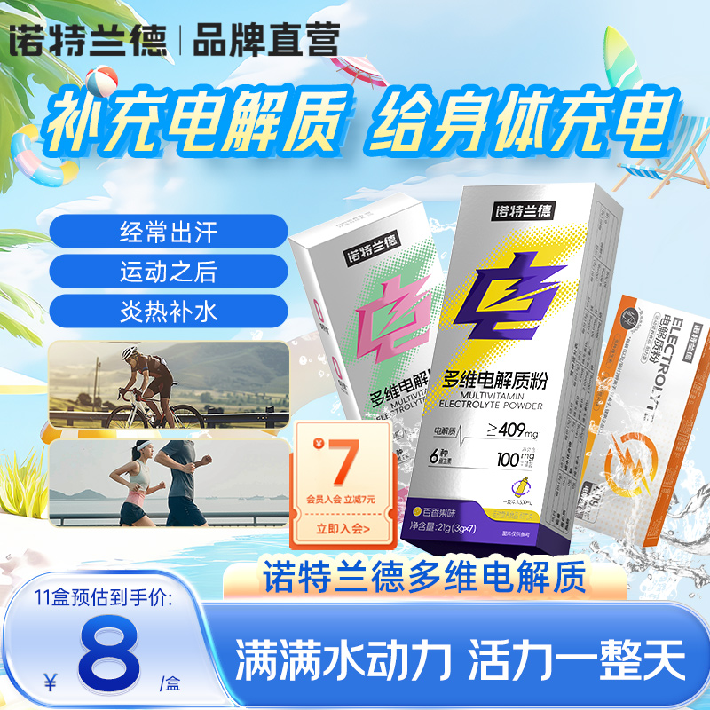 諾特蘭德電解質沖劑運動健身飲料