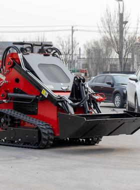 Hightop工厂直售小型滑移装载机 三角履带款迷你装载机出口新西兰