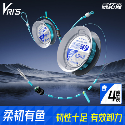 成品主线组绑好全套台钓钓组4卷