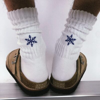 TREETALLIFE雪花质感长袜