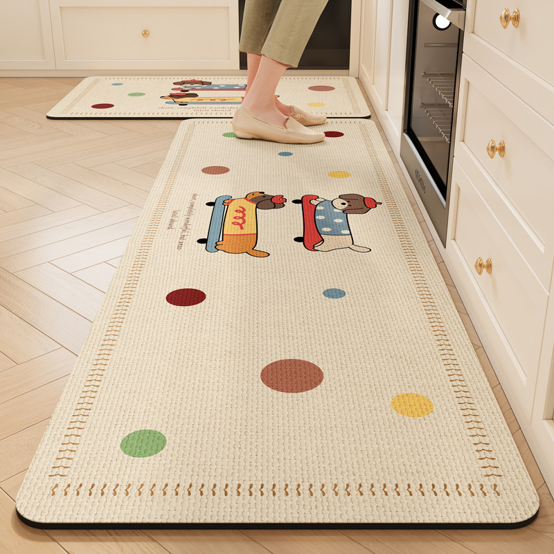 厨房专用地垫防滑防油门口踩脚垫地面防水耐磨硅藻泥吸水吸油地毯,居家布艺,厨房地垫,淘宝优惠券,粉丝福利购,淘宝优惠卷