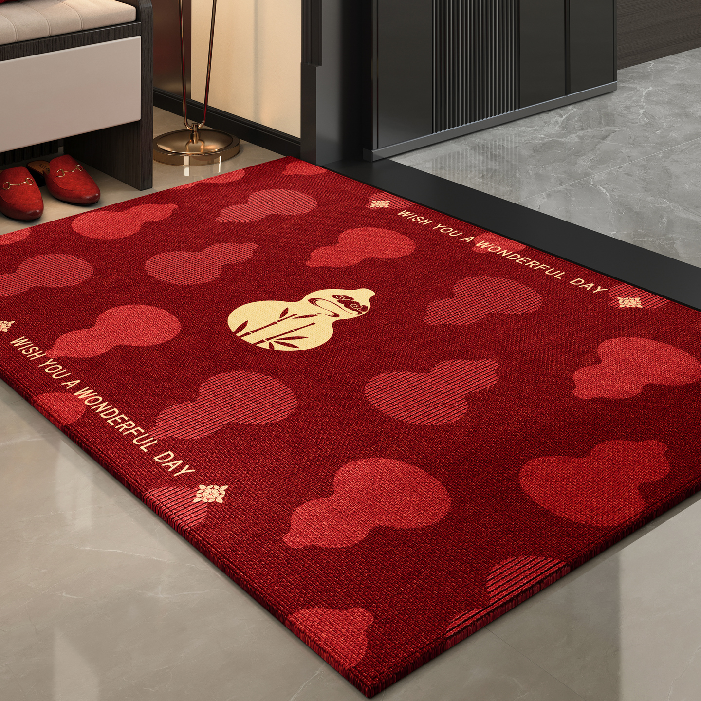 2026新款入户门地垫新年乔迁地毯