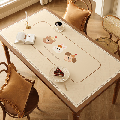 卡通餐桌垫免洗防水防油茶几垫