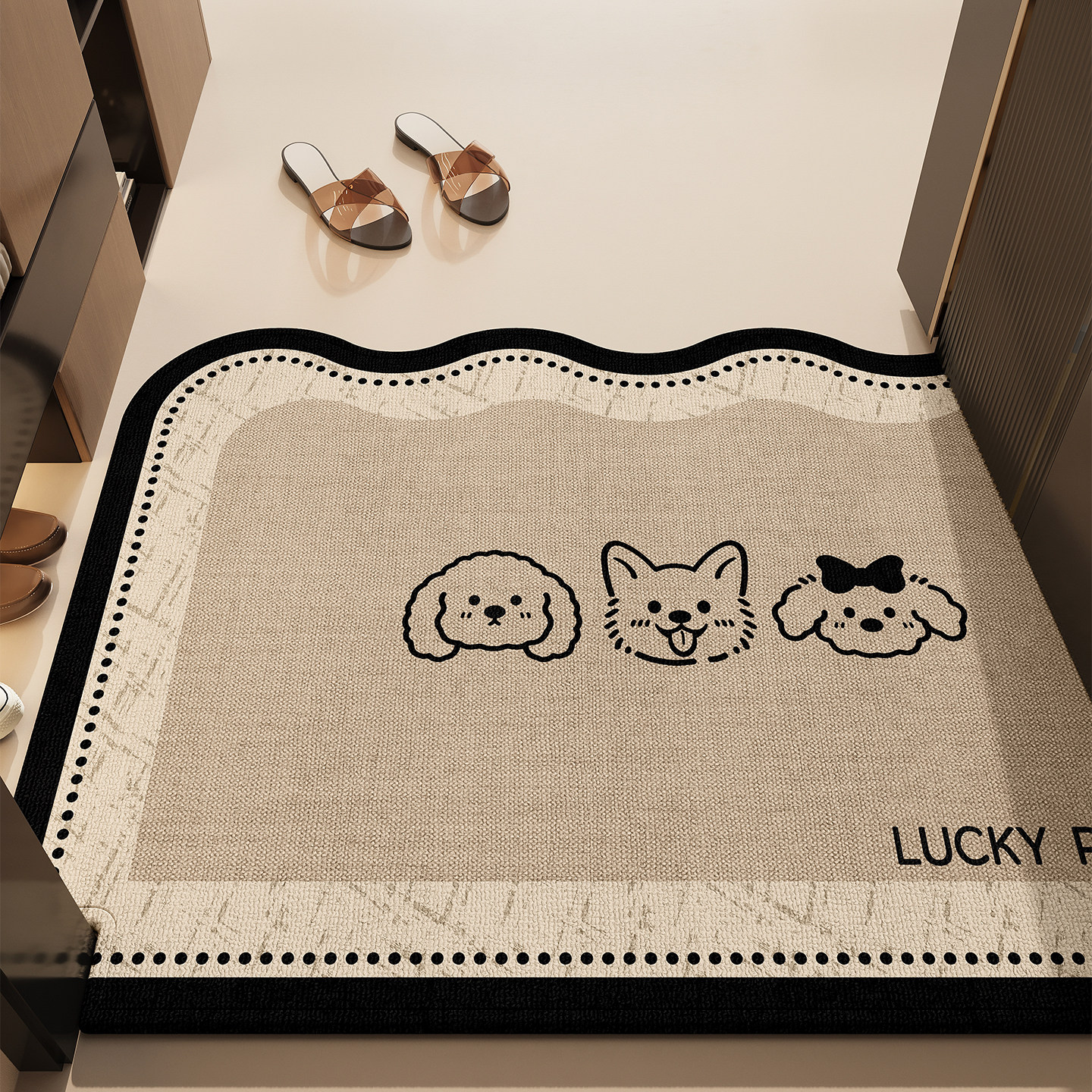 入户门口专用地垫高级感室内进门防滑脚垫高级感耐脏玄关地毯门垫,居家布艺,入户地垫,淘宝优惠券,粉丝福利购,淘宝优惠卷