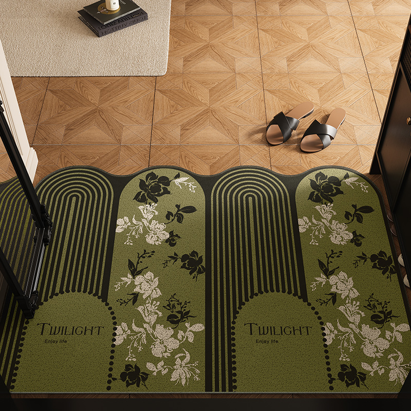 美式高端入户门口地垫复古脚踏垫