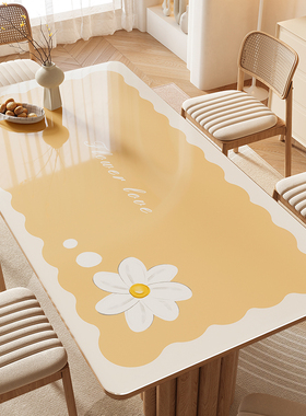 pvc防水软玻璃餐桌垫高级透明桌布隔热免洗茶几垫台布桌面保护垫