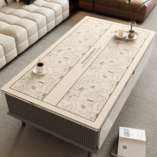 茶几桌垫客厅2026新款防水防油免洗桌面垫子隔热防烫宋氏美学桌布