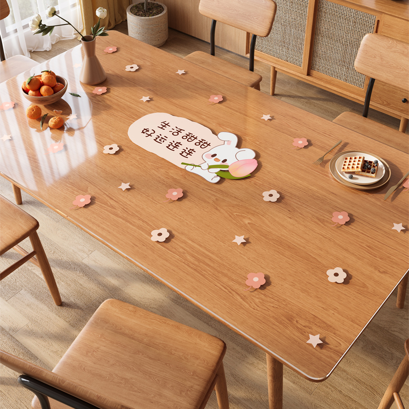 软玻璃透明桌垫防水防油PVC台布