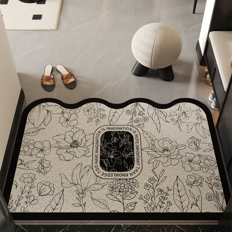 中古风入户地垫法式家门口地毯垫