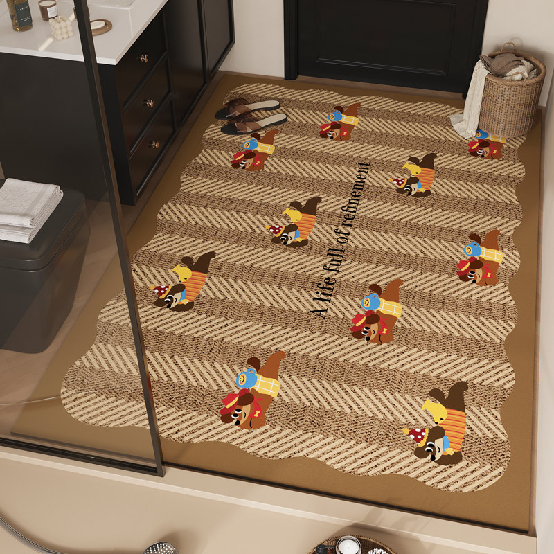 浴室吸水地垫大尺寸卫生间门口全铺防滑脚垫厕所洗漱台硅藻泥地毯,居家布艺,家用脚垫,淘宝优惠券,粉丝福利购,淘宝优惠卷