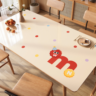 卡通软玻璃桌垫防水防油防烫餐桌垫茶几桌布客厅2026新款垫子桌面