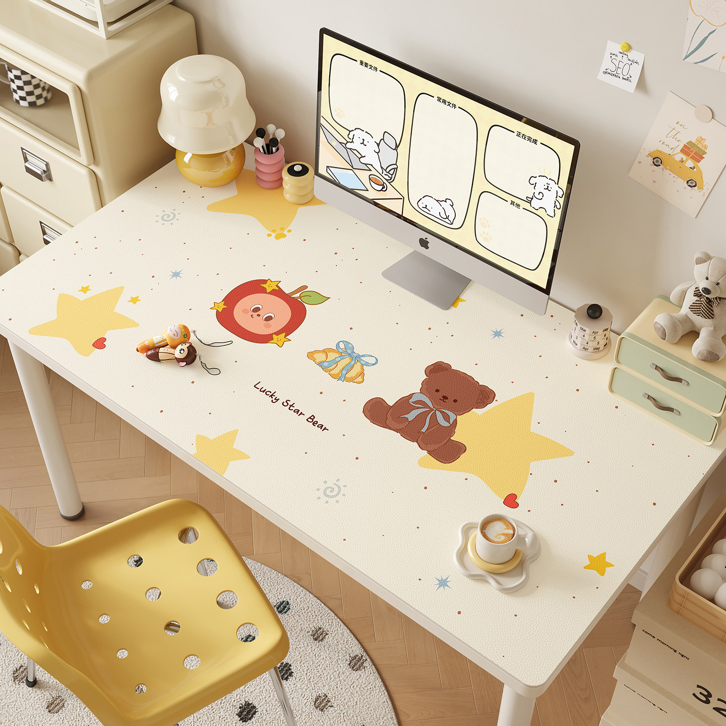 化妆桌桌垫防水防油免洗美甲桌布女生卧室可裁剪梳妆台桌子保护垫