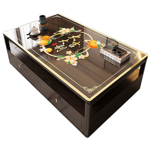 新中式桌布免洗防水防油客厅茶几透明桌垫软玻璃餐桌垫桌面保护垫