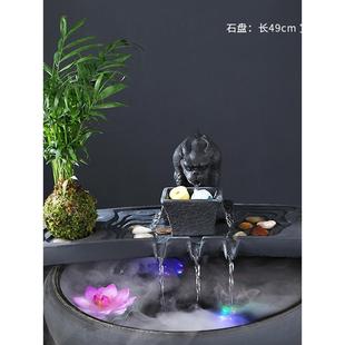 鱼缸鱼缸景观摆件水族循环过滤氧化水摆件陶瓷装饰过滤水流装置