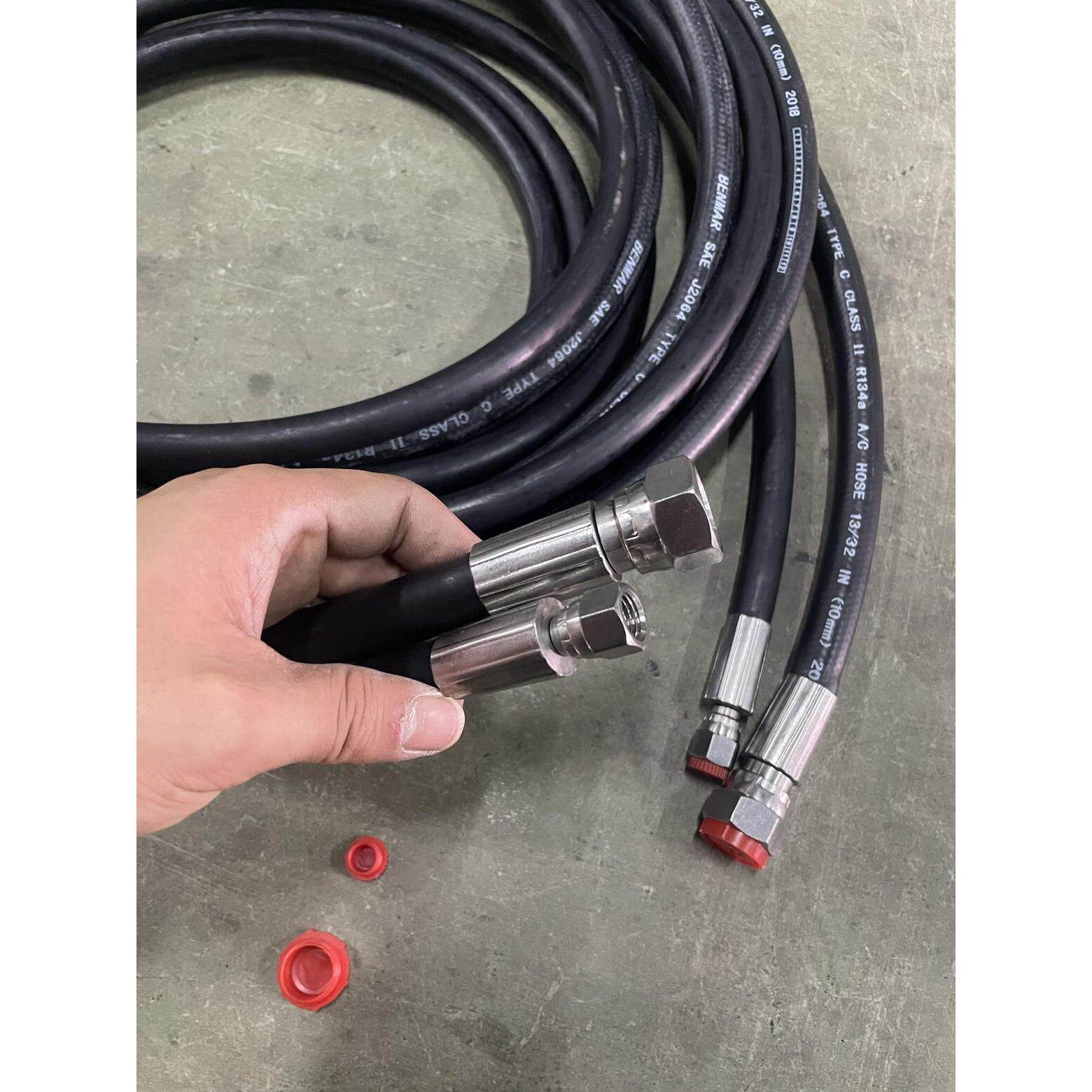 制冷制热家用空调连接胶管驻车冷库设备耐冷媒试机高压检修软管