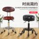 吧台椅酒吧凳滑轮凳旋转升降家用靠背圆凳现代简约美容理髲收银凳