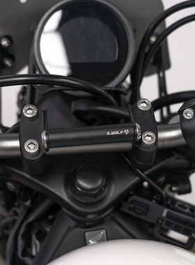 S-WOLF适用于本田CL300/500改装导航手机支架 雪狼改装