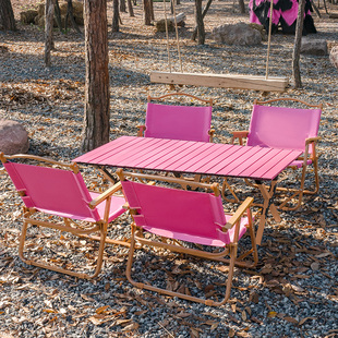 户外露营桌椅蛋卷桌可携式摆摊折叠桌子椅子野餐一桌四椅野营套装