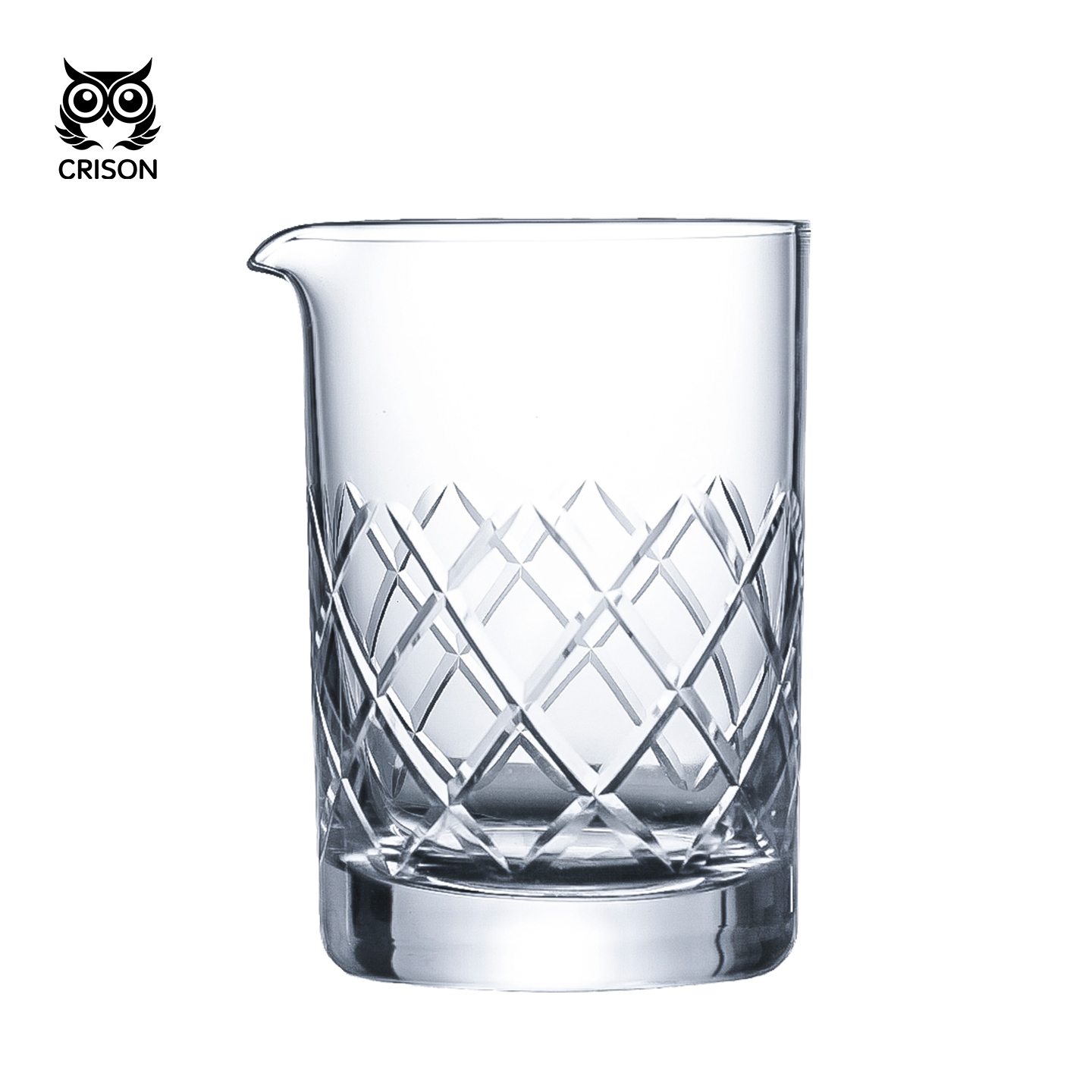 MG701 水晶玻璃调酒搅拌杯 鸡尾酒混酒杯 调酒器调酒工具大容量