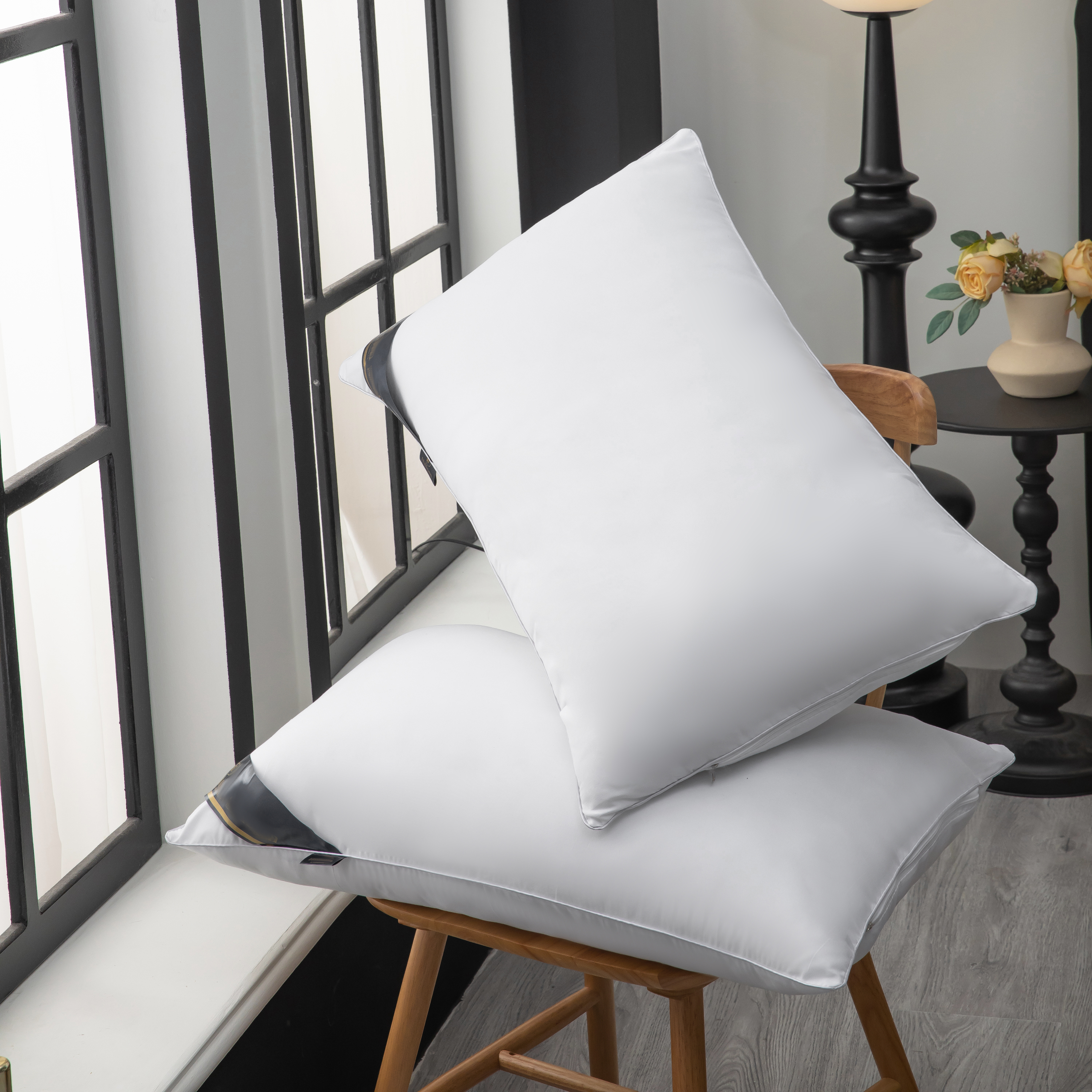 【特价一对】家用枕芯高回弹学生宿舍助睡眠枕头成人护颈椎超软枕