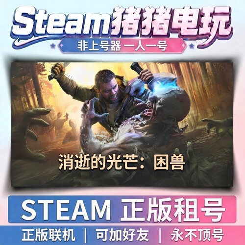 Steam 正版租号 消逝的光芒：困兽Dying Light The Beast在线联机