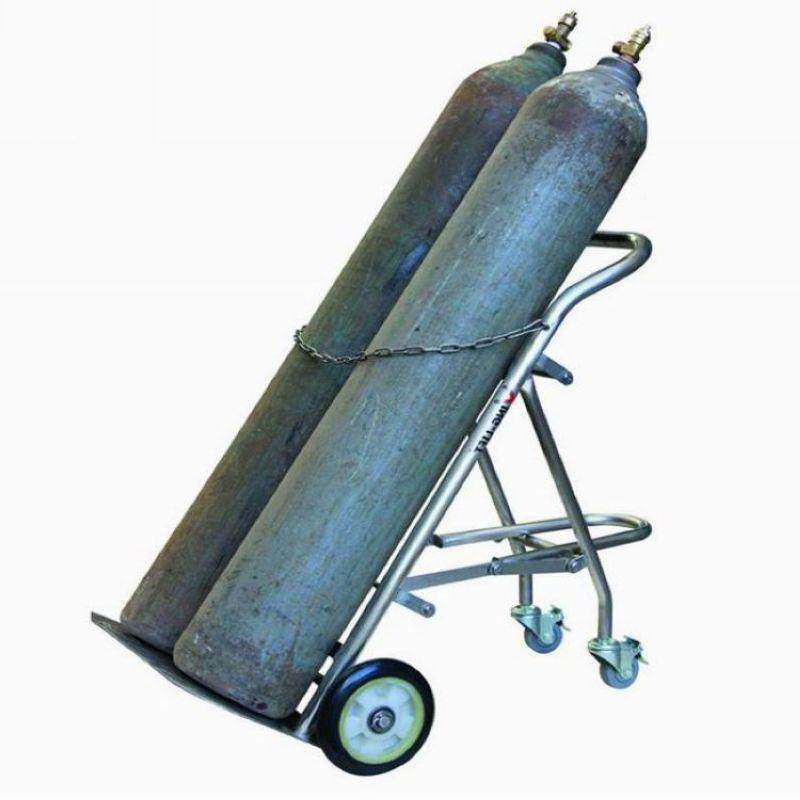 大双搬钢气瓶运输车手车 04TY120碳不锈钢 单气瓶转运推车 氮氧气,搬运/仓储/物流设备,拉紧器,淘宝优惠券,粉丝福利购,淘宝优惠卷