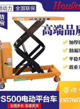 DS50/500电动DP150（1液压升降平台充电式半自动平叉车电动板升降