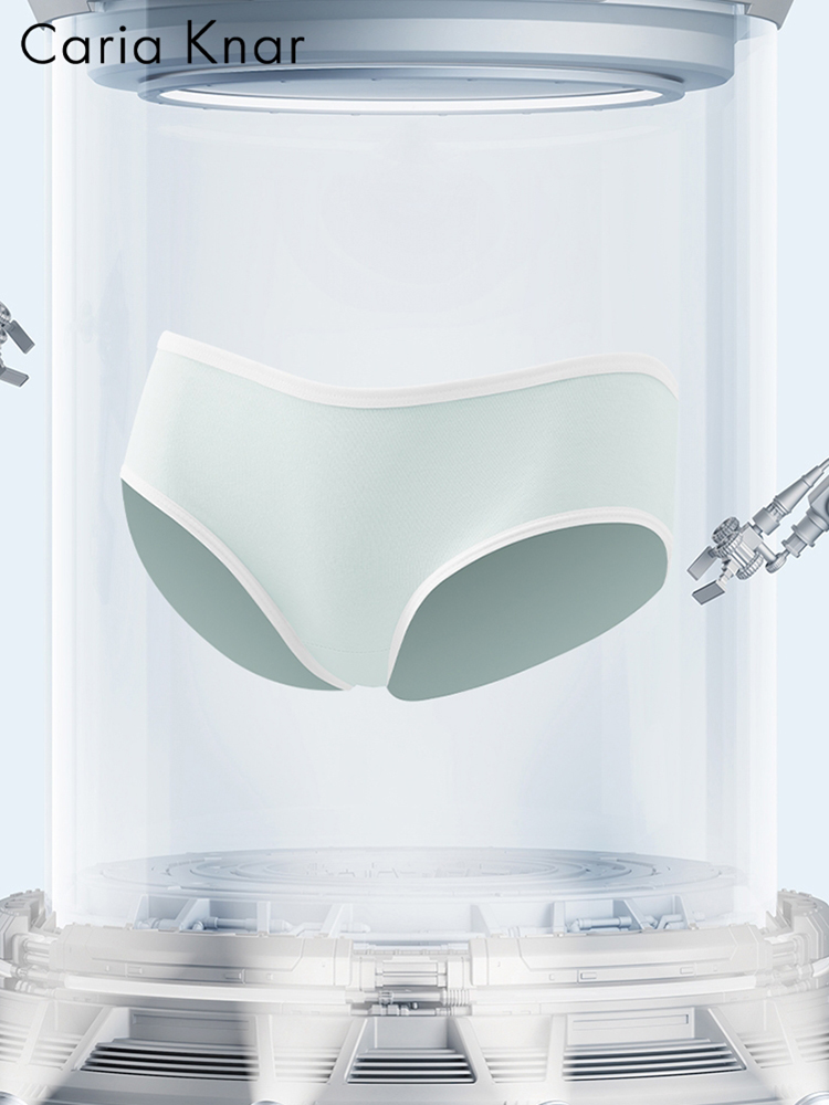 CariaKnar女士内裤女纯棉抗菌爆款中腰少女生秋冬季短裤新年福利C