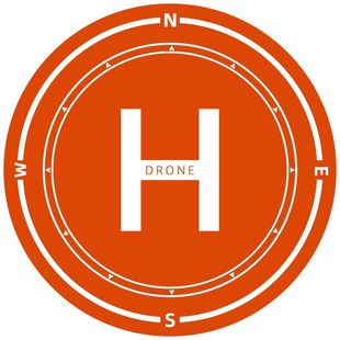 无人机停机坪40CM/60CM无人机坐标垫停机坪可折叠起落垫 玩具配件