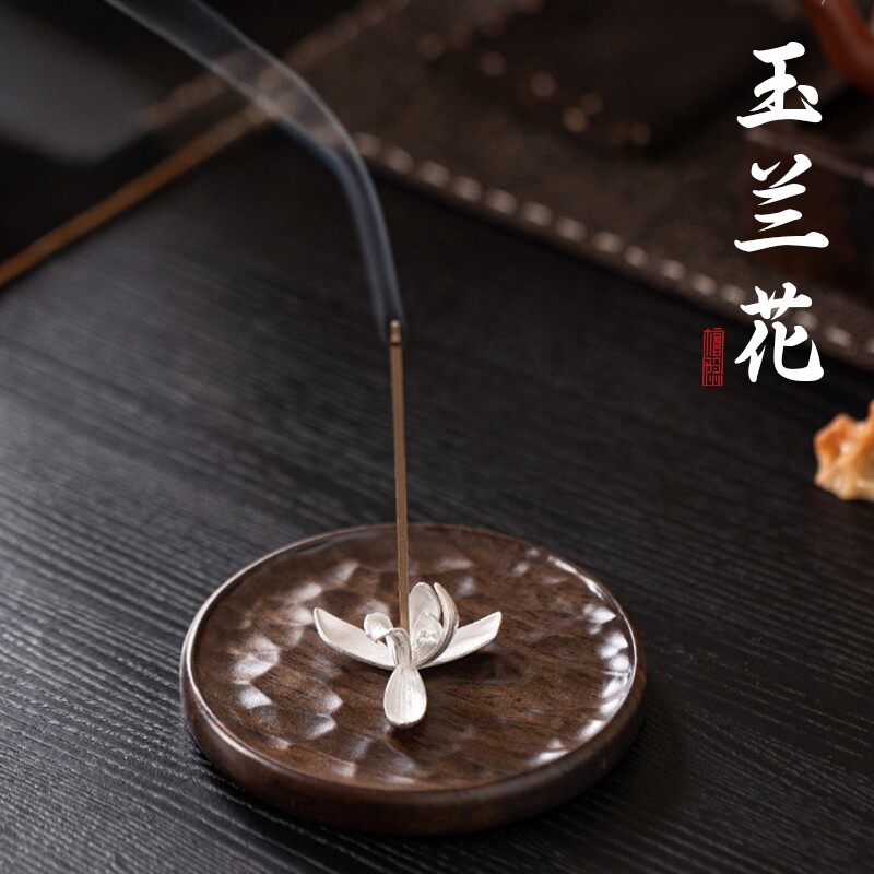 玉兰禅意线香香插香炉图片