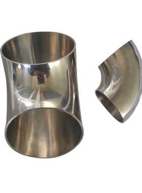 316L不锈钢卫生级1D弯头短半径弯头内外精抛光弯管厂家直销弯头