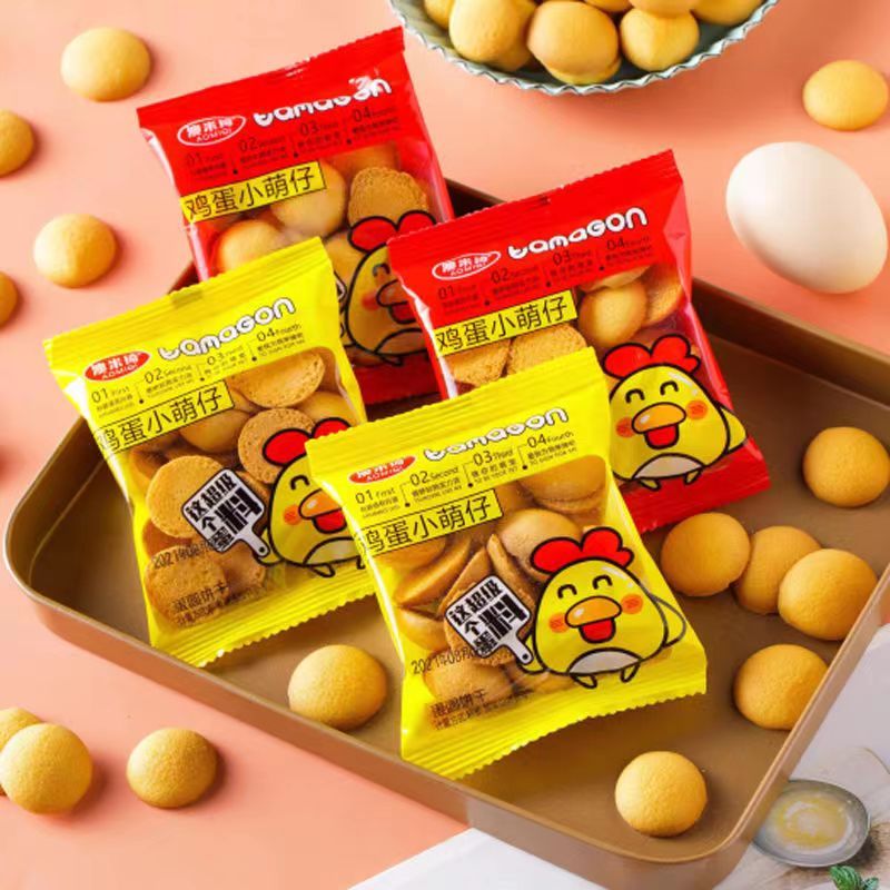 蛋圆饼干老式蛋仔小饼干小包装鸡蛋饼干办公室充饥零食散装整箱