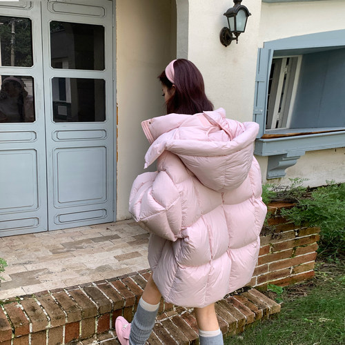 不计后果蓬松保暖90白鸭绒羽绒服