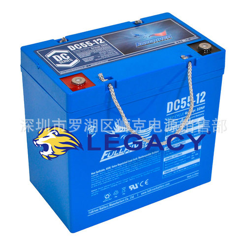 Fullriver丰江蓄电池DC85-12深循环AGM电池12V85AH洗地机