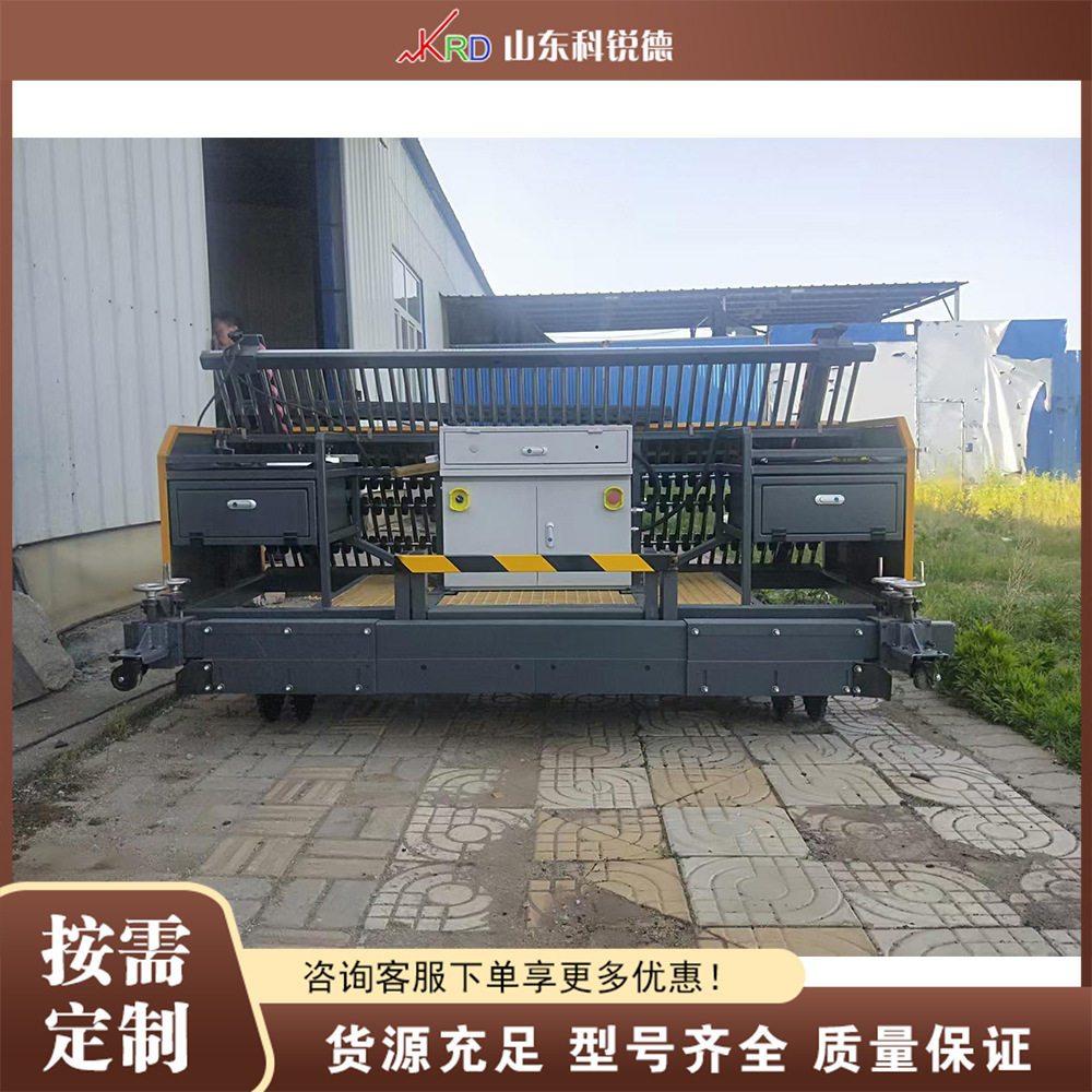 广场人行道地砖铺设施工铺砖机