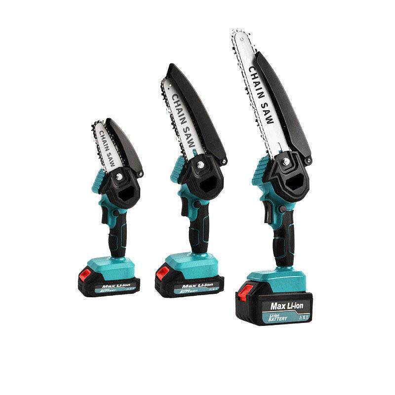 锂电配件大全伐木锯神器家用电锯小型手持锯角磨机改装电链锯链条