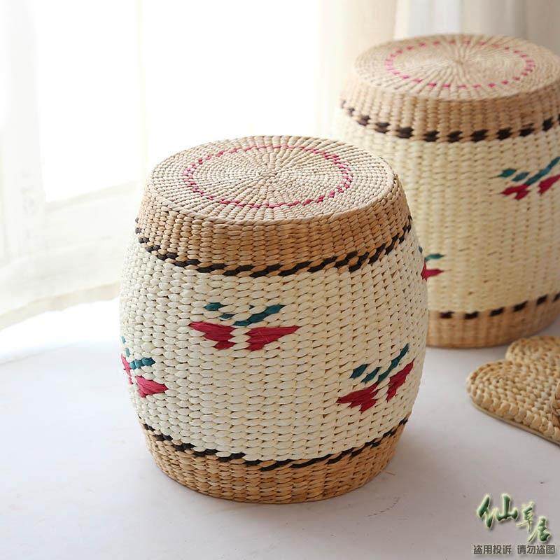 包邮田园草编绣墩坐墩木墩圆墩子坐凳矮凳小凳子儿童椅子小圆凳子,畜牧/养殖物资,畜牧/养殖器械,淘宝优惠券,粉丝福利购,淘宝优惠卷