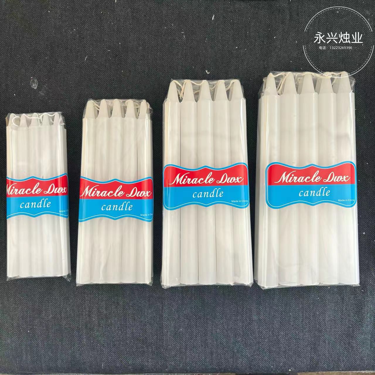批发白色照明无烟无味红白色圆柱烛台浪漫圆柱长杆蜡烛气氛装