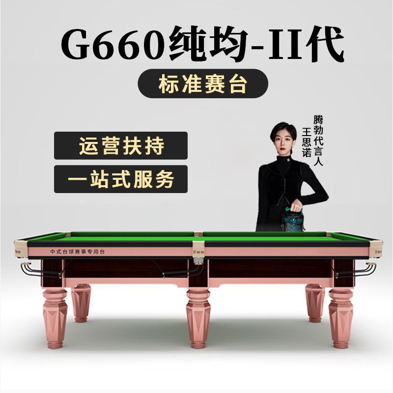 腾勃台球桌标准型商用家