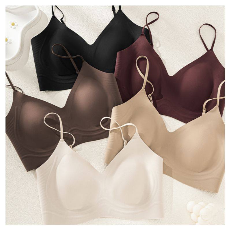 云感亲肤无痕磨毛粉底液玻尿酸兔耳杯背心内衣大胸显小防下垂文胸,女士内衣/男士内衣/家居服,文胸,淘宝优惠券,粉丝福利购,淘宝优惠卷