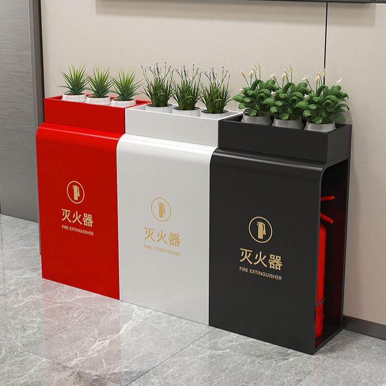 不锈钢消防灭火器放置箱消防箱学校商场店铺商用美观装饰遮挡收纳